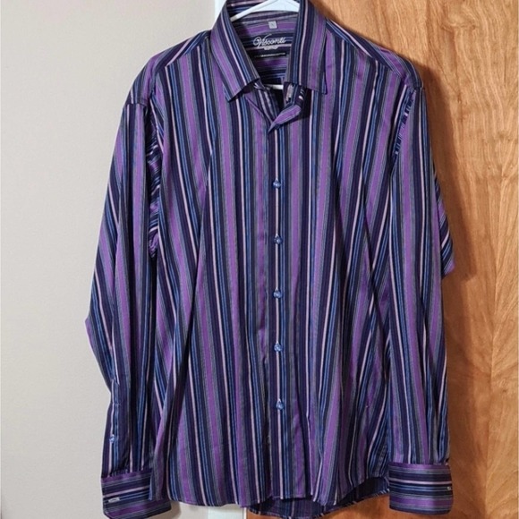 Visconti Lot of 4 Button Down Shirts M/L - Picture 2 of 5